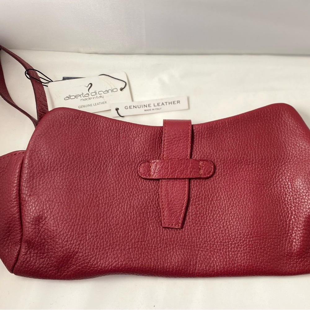 Leather Wristlet Clutch - NWT